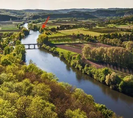 Verte Rive - Maison Climatisee En Bord De Dordogne Casa de Férias