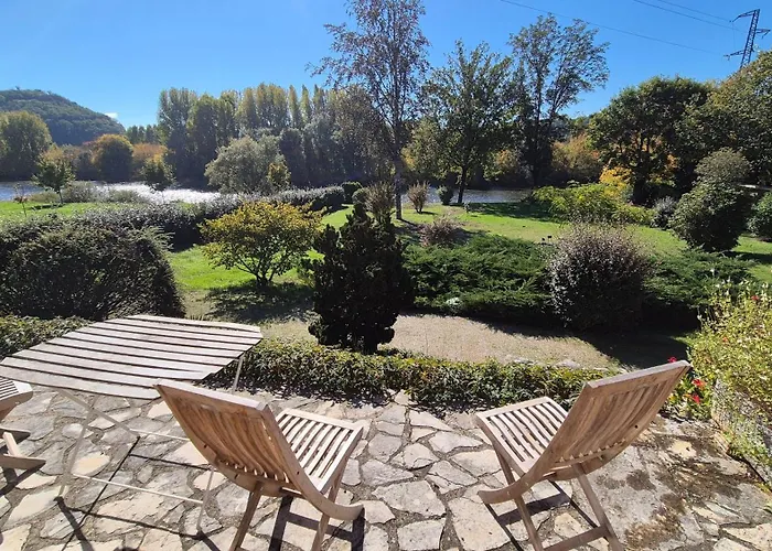 Verte Rive - Maison Climatisee En Bord De Dordogne